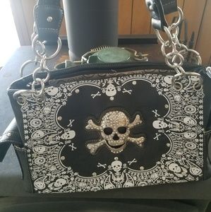 Skull carry conceal purse